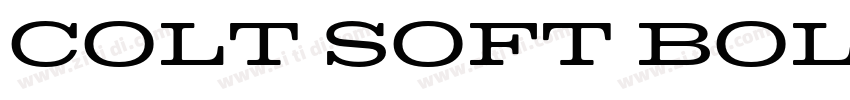 Colt Soft Bold字体转换